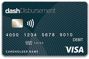 dash Disbursement card
